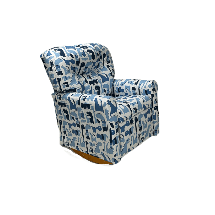Kids Rocker Recliner Chair (Ages 2-7) - Giant Life Fabric