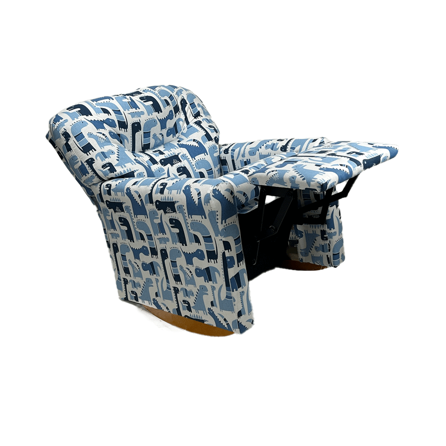 Kids Rocker Recliner Chair (Ages 2-7) - Giant Life Fabric