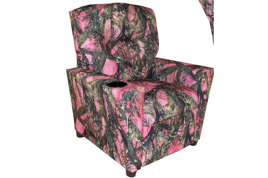 Kids Recliner Chair (Ages 2-7)  - TrueTimber Pink Camo